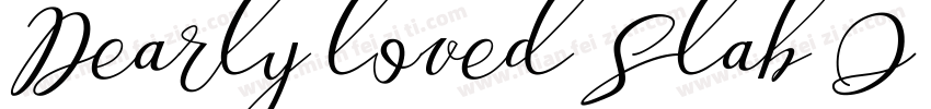 Dearly loved Slab O字体转换